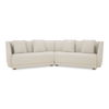 Fraser 2 Piece Modular Sofa White thumbnail 0
