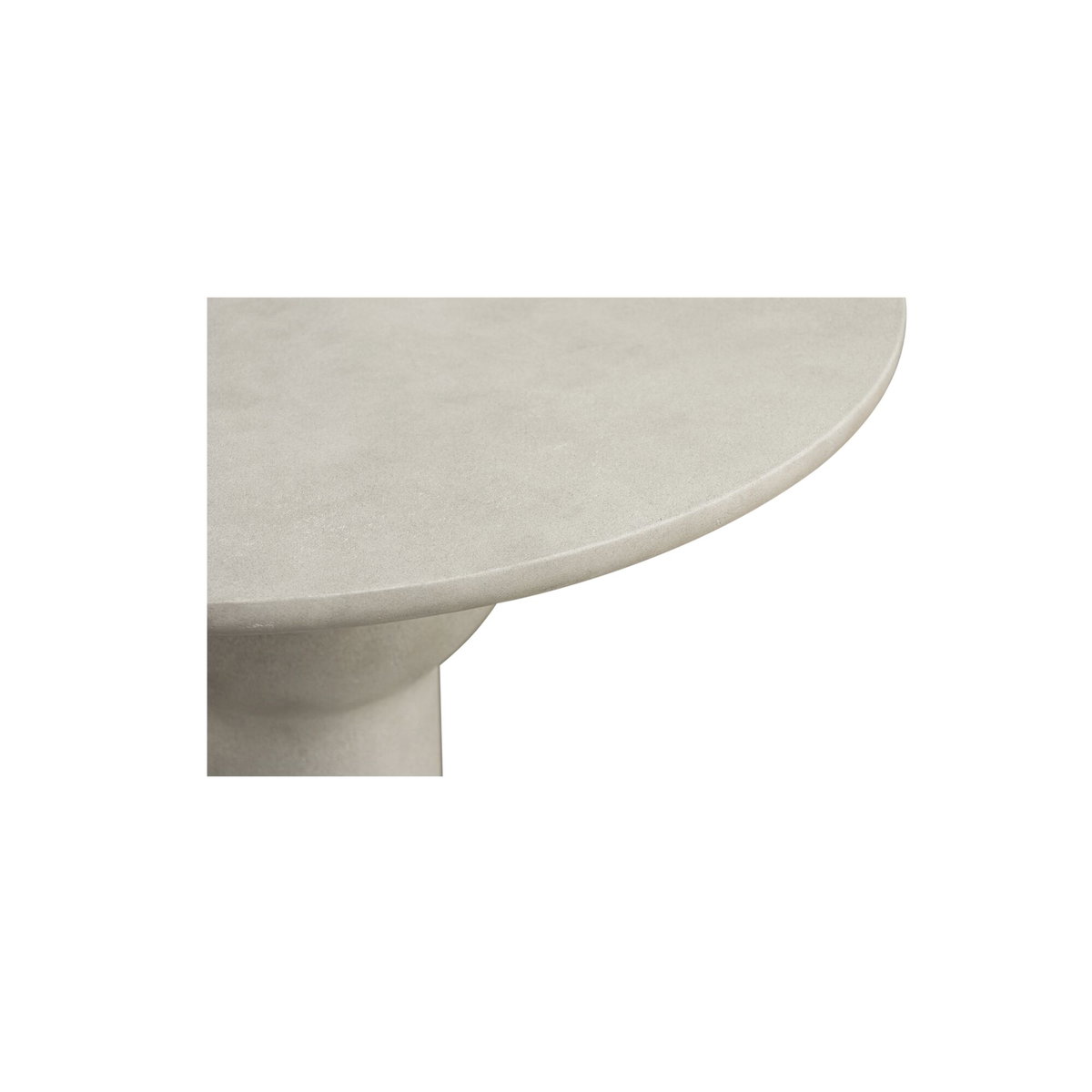 Magnolia Outdoor Cafe Table Cream, Outdoor Table by Moe's Home, 3'2" width x 2'6" height x 3'2" depth View 2