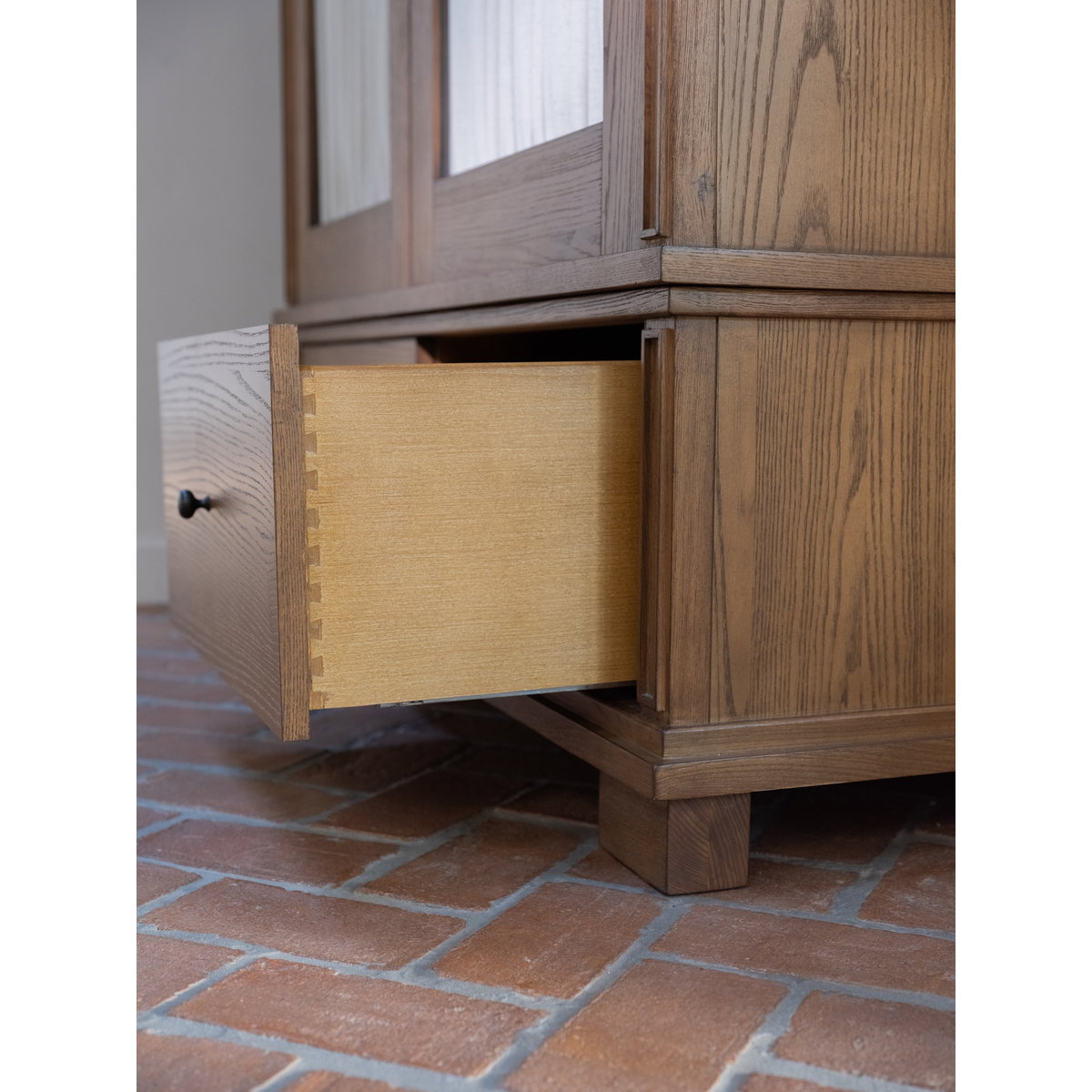 Lillian Tall Cabinet Brown, Cabinets & Sideboard by Moe's Home, 52" width x 74.4" height x 22.4" depth View 10