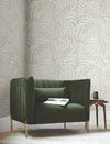 Fern Fronds Taupe & White Wallpaper 2 Fern Fronds Taupe & White Wallpaper thumbnail 2