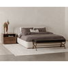 Colin King Bed Oatmeal, by Moe's Home, 85.5" width x 40" height x 86" depth thumbnail 13