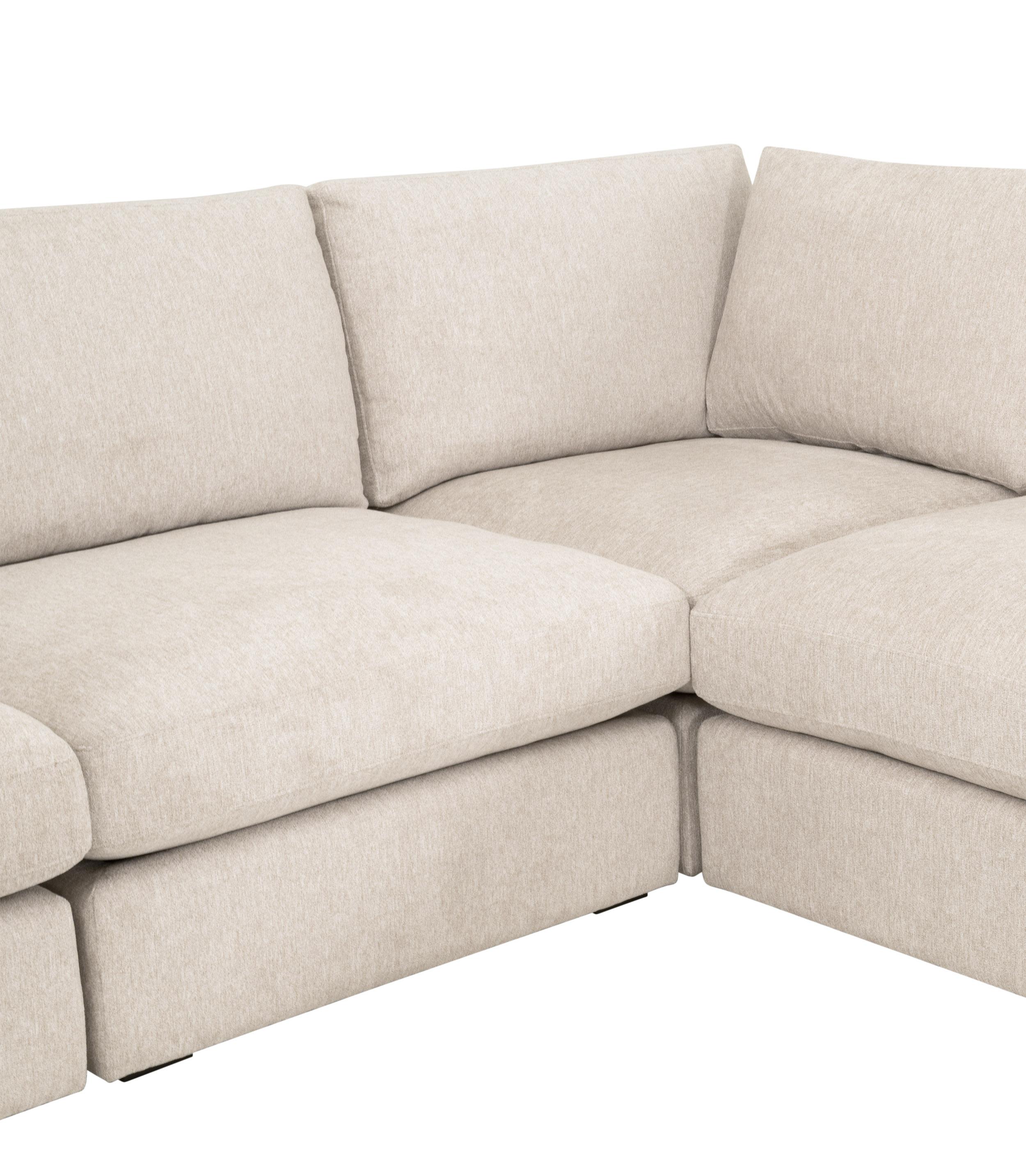 Daley Modular Armless Chair, Seating by Essentials for Living, 36" width x 38" height x 40" depth View 9