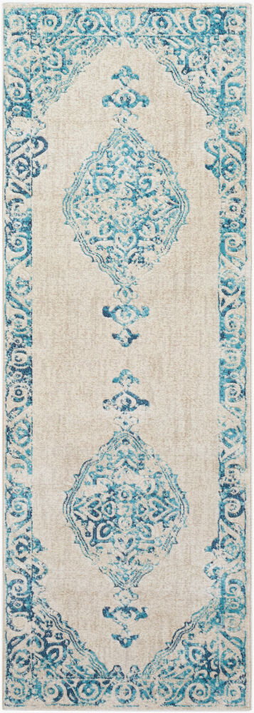 City Machine Woven Rug, by Surya, 7'3" length x 2'7" width