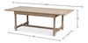 Jurow Equestrian Dining Table, Barn Grey, by Sarreid, 88" length x 42" width x 30" height thumbnail 13