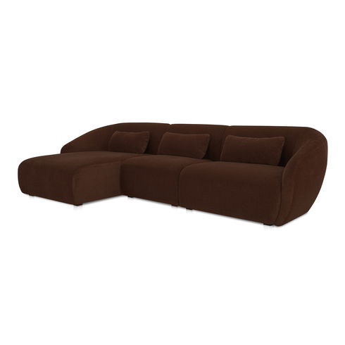 Amelia Lounge Modular Left Sectional Chestnut
