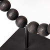Tulane I (Small) 9L x 5W Black Beaded Broken Sphere Decorative Object thumbnail 6