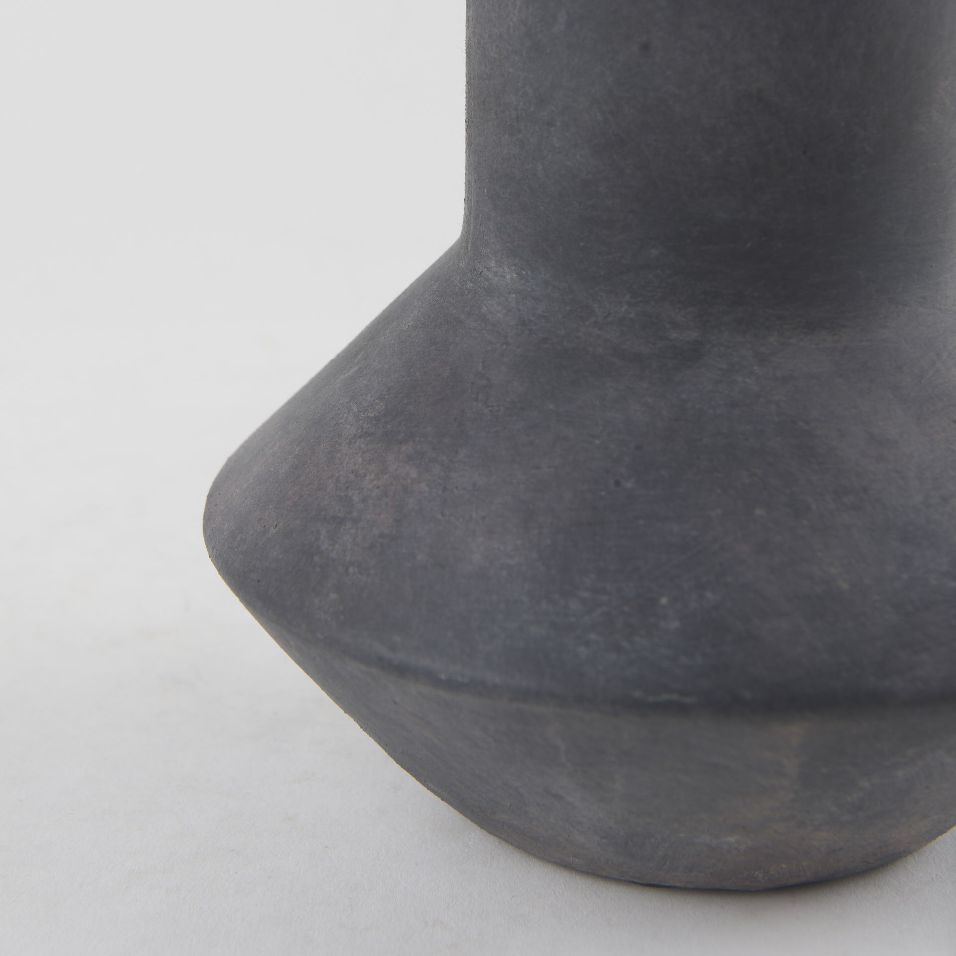 Esme  Dark Gray Ceramic Vase large image 
