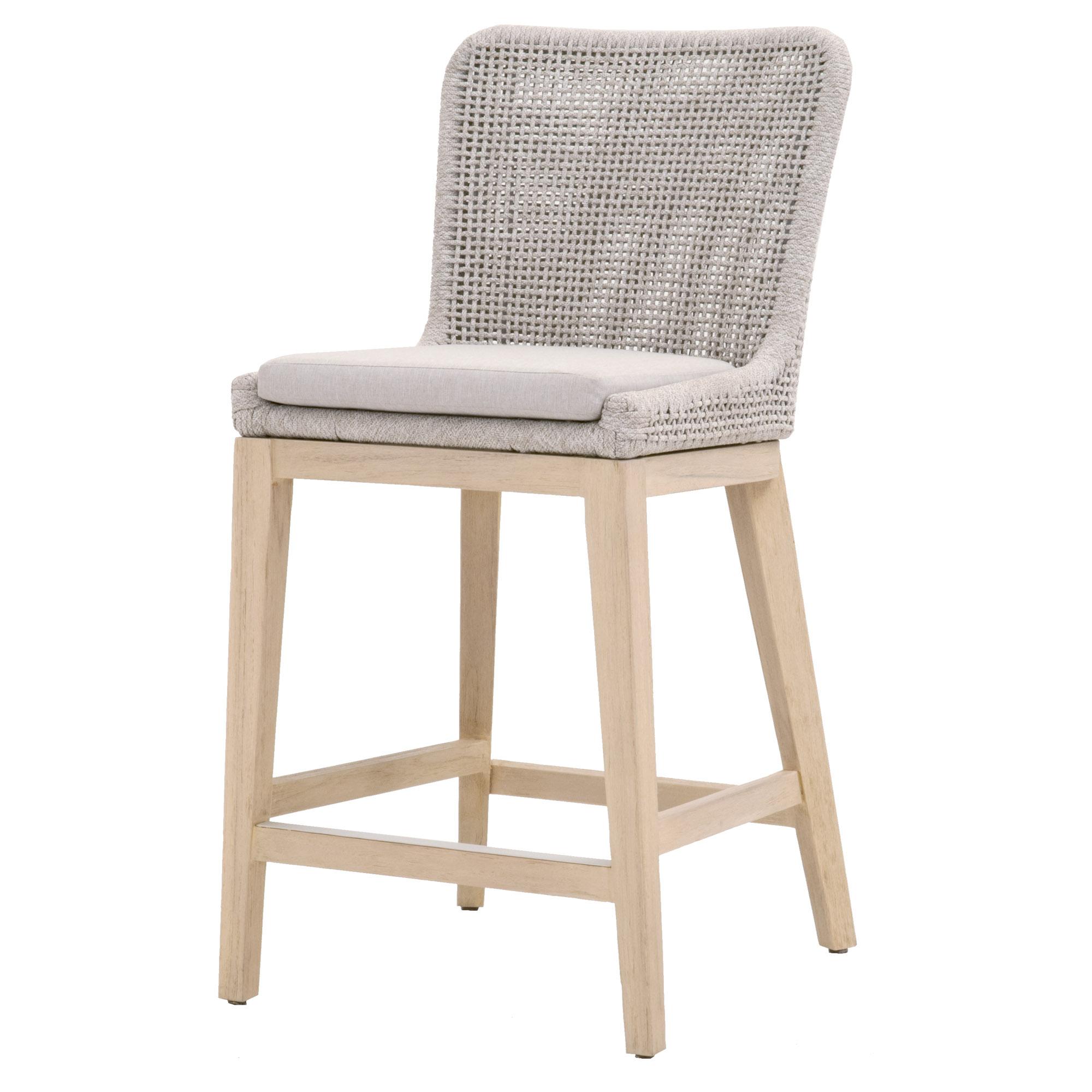 Mesh Outdoor Counter Stool, Dining Chair by Essentials for Living, 19.5" width x 39" height x 21" depth View 2