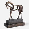 Titan Horse Sculpture, Figurines & Statue by Uttermost, 13.5" width x 16.5" height x 5.37" depth thumbnail 1