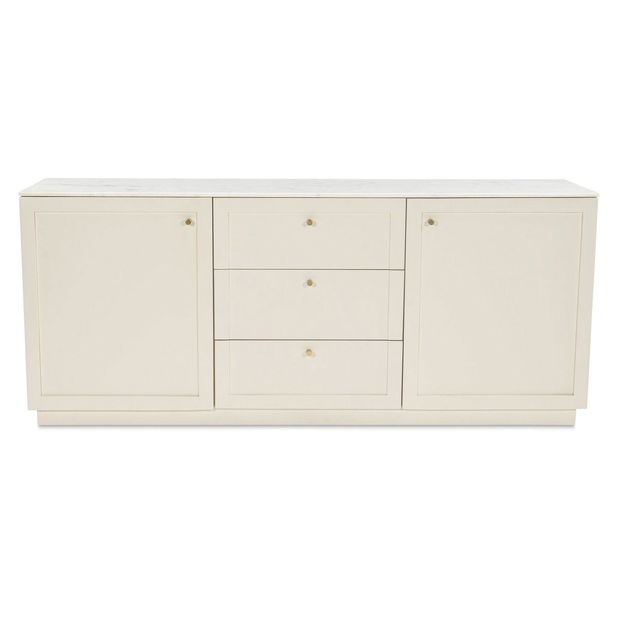 Nadine Sideboard Cream, Cabinets & Sideboard by Moe's Home, 78" width x 33" height x 20" depth View 1