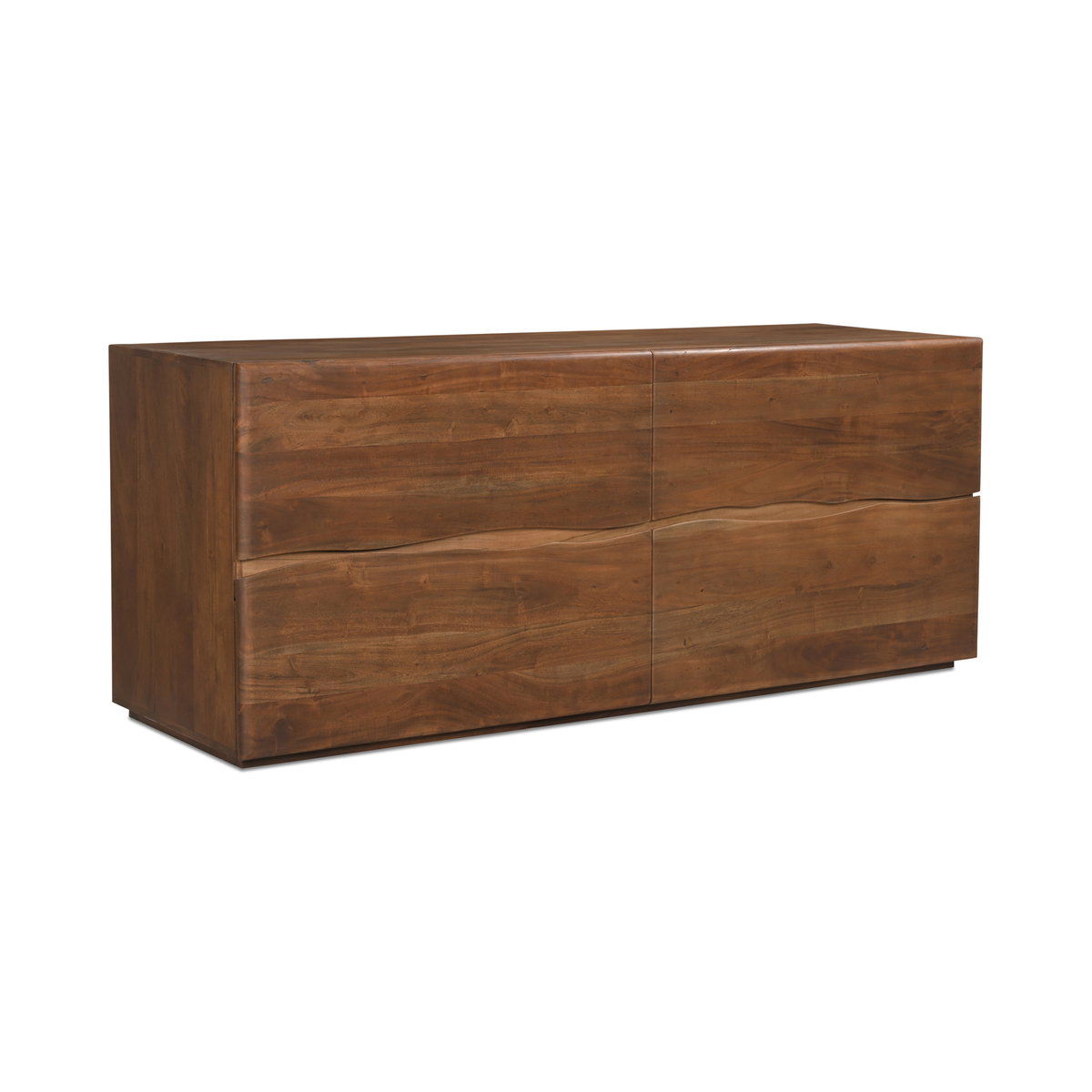 Watson 4 Drawer Dresser Brown, by Moe's Home, 70" width x 28" height x 21" depth View 4