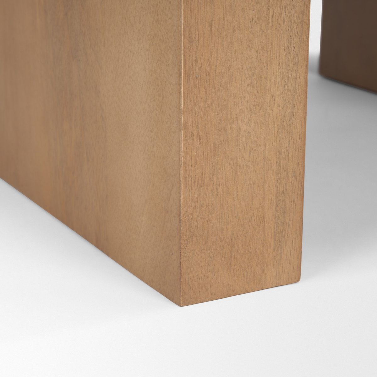 Wesson Light Brown Wood Accent Table, Side & End Table by Mercana, 23" length x 22" width x 22" height View 9