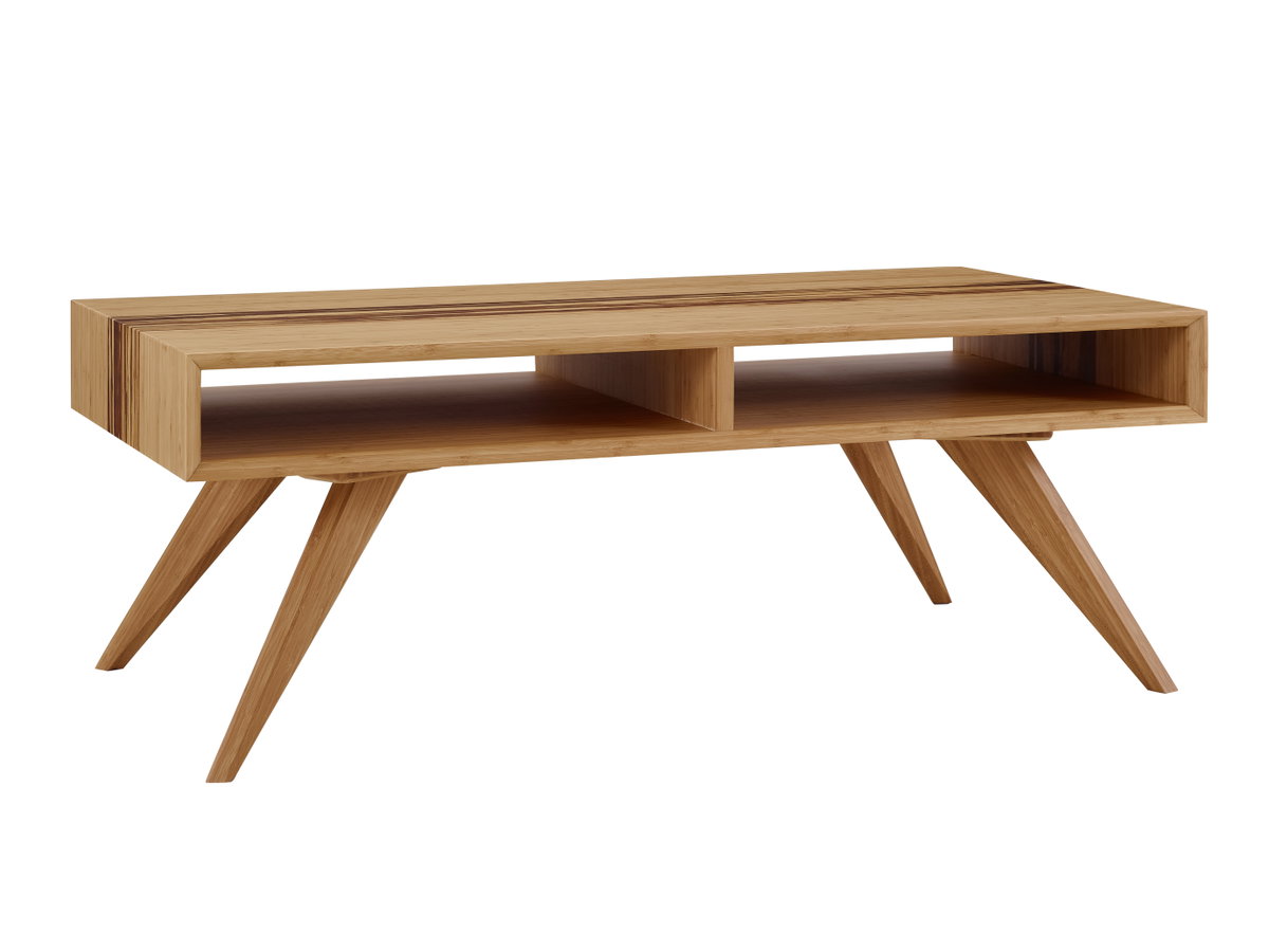 Azara Coffee Table, Caramelized, by Greenington, 24" length x 46" width x 17.5" height View 1