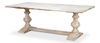 *Lionisio Trestle Table,Disrupted White, Dining Table by Sarreid, 84" length x 41" width x 30" height thumbnail 1