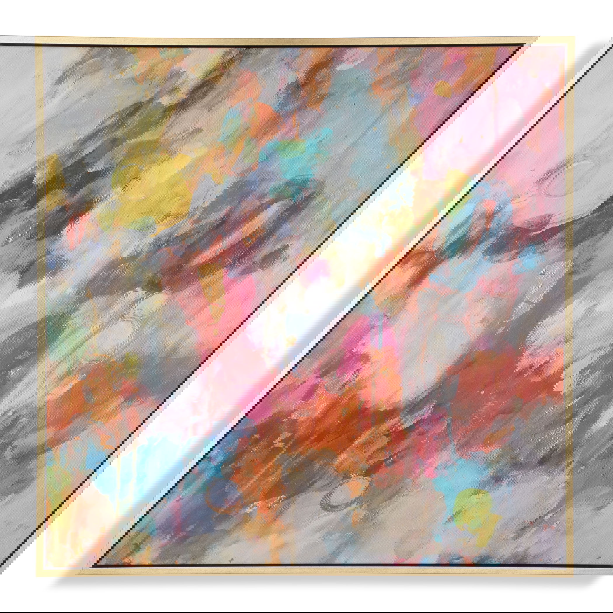 A Colorful Mindset Framed Abstract Art large image 