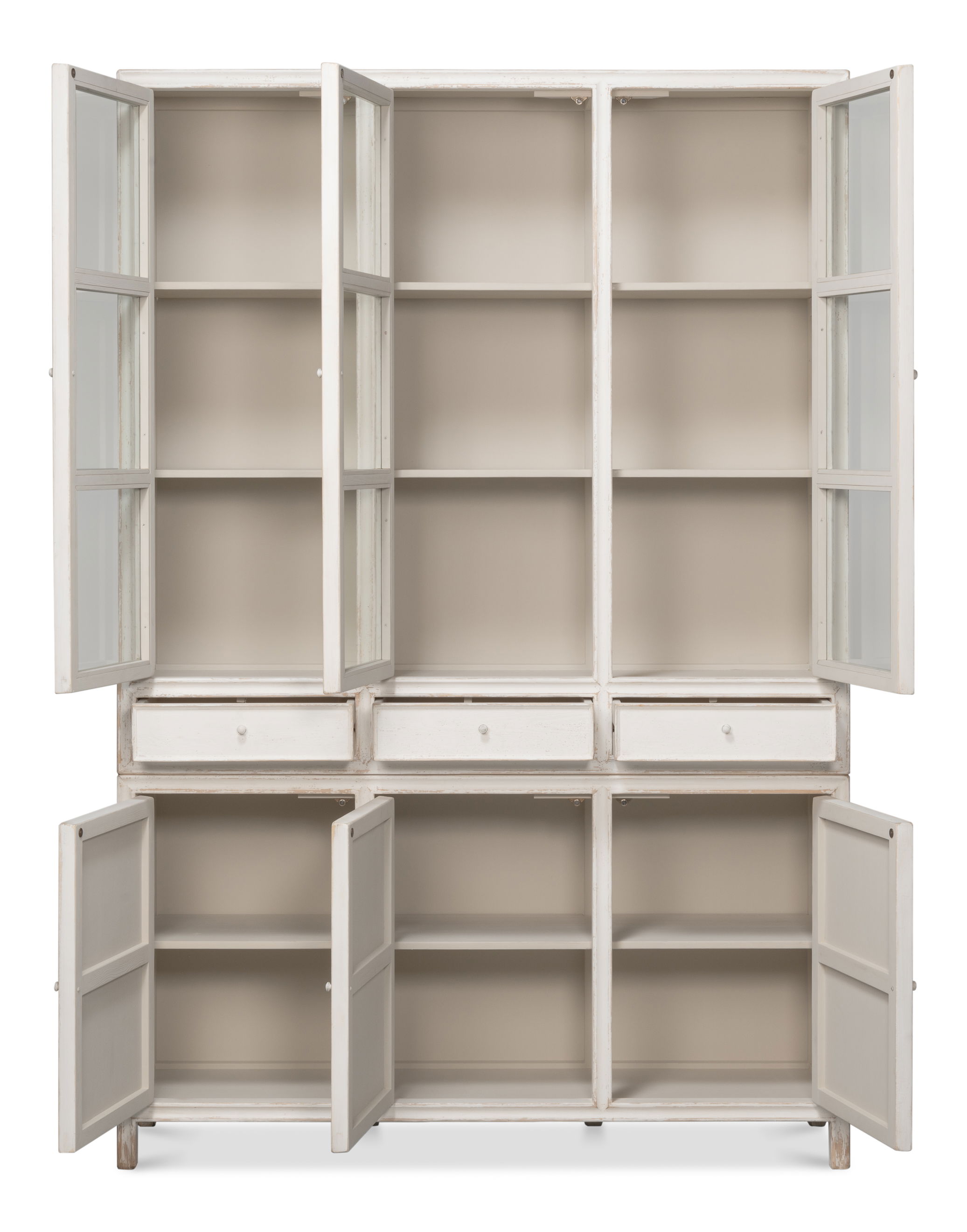 Simplicity Bookcase, Shelving & Bookcase by Sarreid, 60" length x 19" width x 90" height View 9