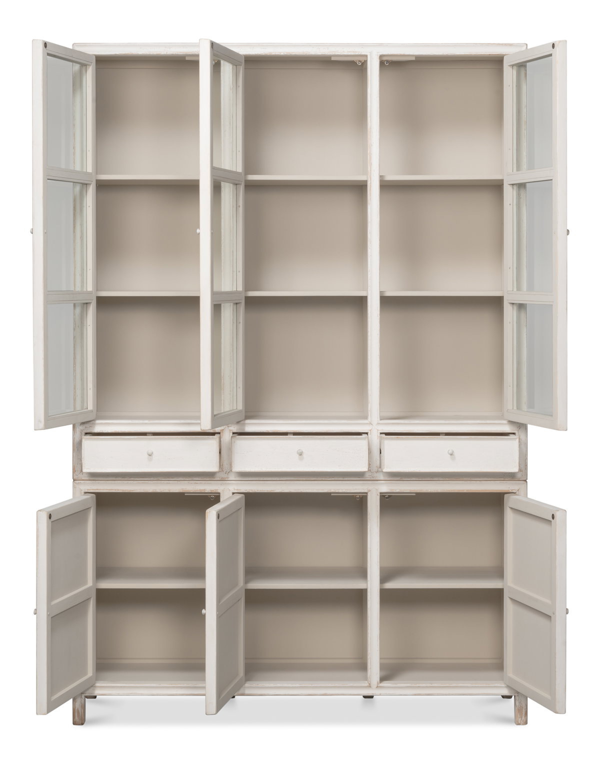 Simplicity Bookcase, Shelving & Bookcase by Sarreid, 60" length x 19" width x 90" height View 9