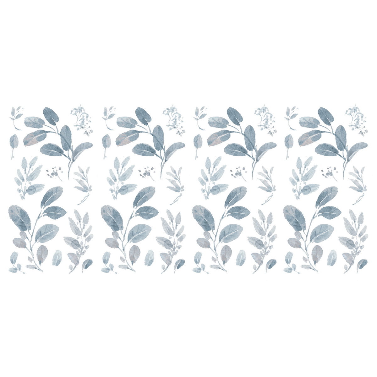Dancing Leaves Wall Decals, by York Wall, 1'4.8" length x 9" width x 0.02" depth