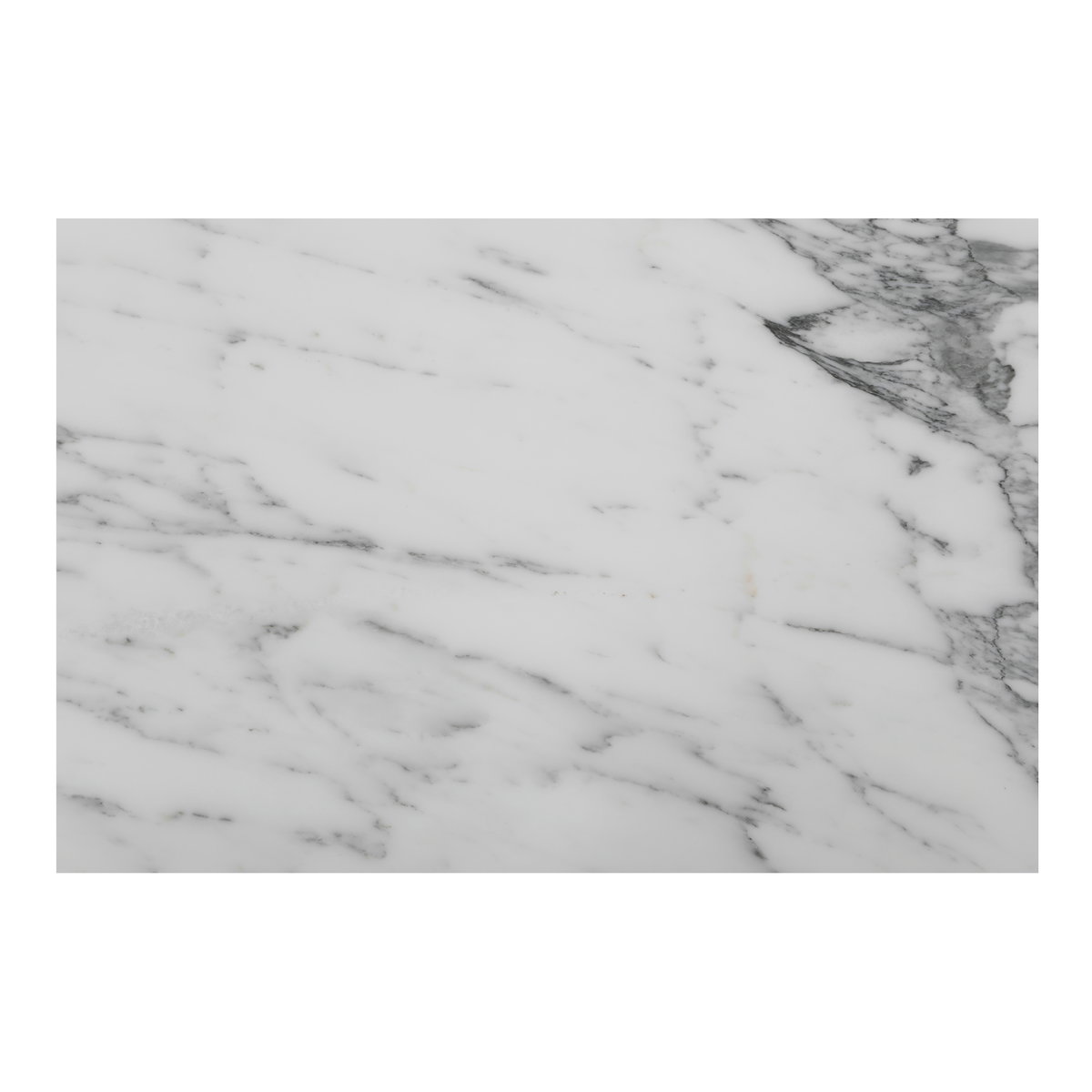 Dash Accent Table White Calacatta Marble, Side & End Table by Moe's Home, 24" width x 22" height x 24" depth View 8