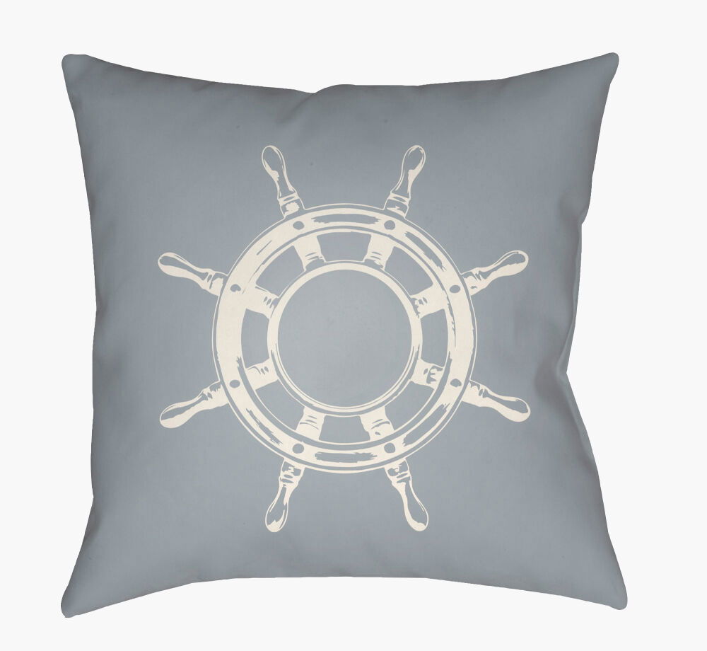 Nautical II Accent Pillow, Decorative Pillow by Surya, 18" length x 18" width
