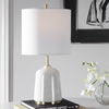 Eloise White Marble Table Lamp thumbnail 1