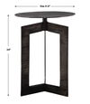 Deltoid Gunmetal Accent Table thumbnail 2