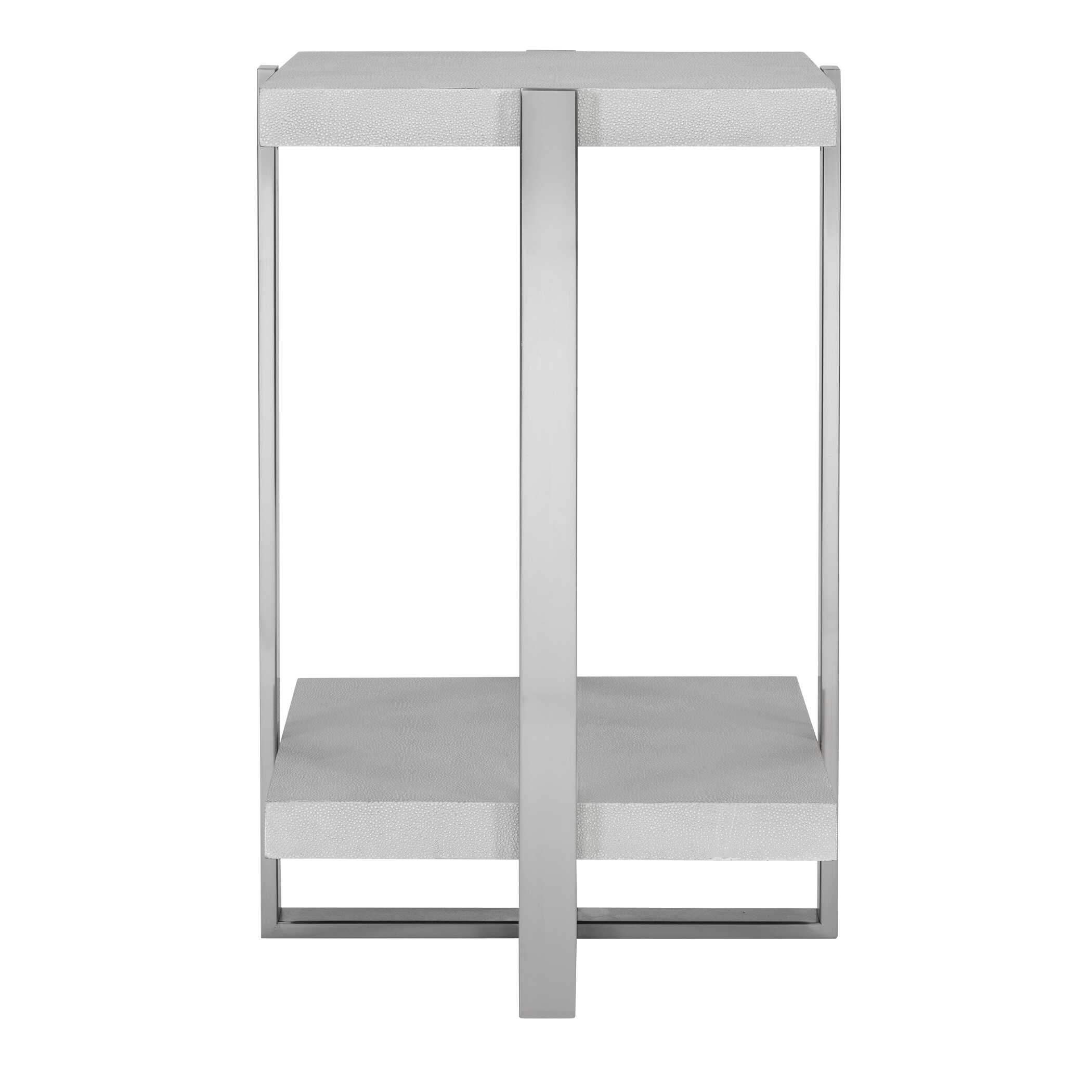 Arnaut White Accent Table large image 