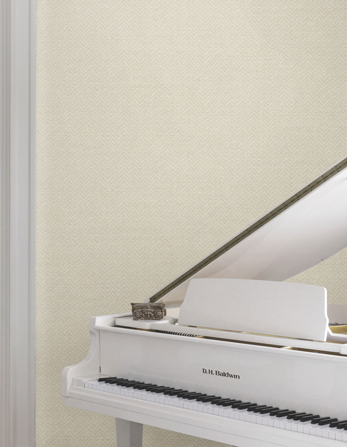Regent Soft Beige Wallpaper large image 