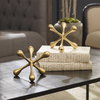 Harlan Brass Objects Set/2, Tabletop Decor by Uttermost, 6.5" width x 5.5" height x 6.5" depth thumbnail 4