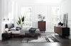Park Avenue Queen Platform Bed with Fabric, Ruby thumbnail 8