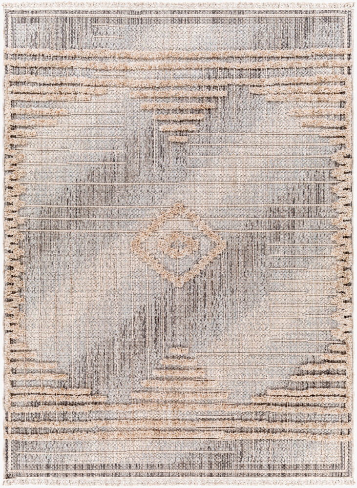 Zaragoza Machine Woven Rug, by Surya, 1'3.75" length x 1'3.75" width