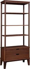 Walnut Grove Bookcase, Shelving & Bookcase by Stickley, 32" width x 77" height x 16" depth thumbnail 1