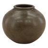Umber Vase Antique Grey, Decor by Dovetail, 15" width x 12.5" height x 15" diameter x 15" depth thumbnail 1