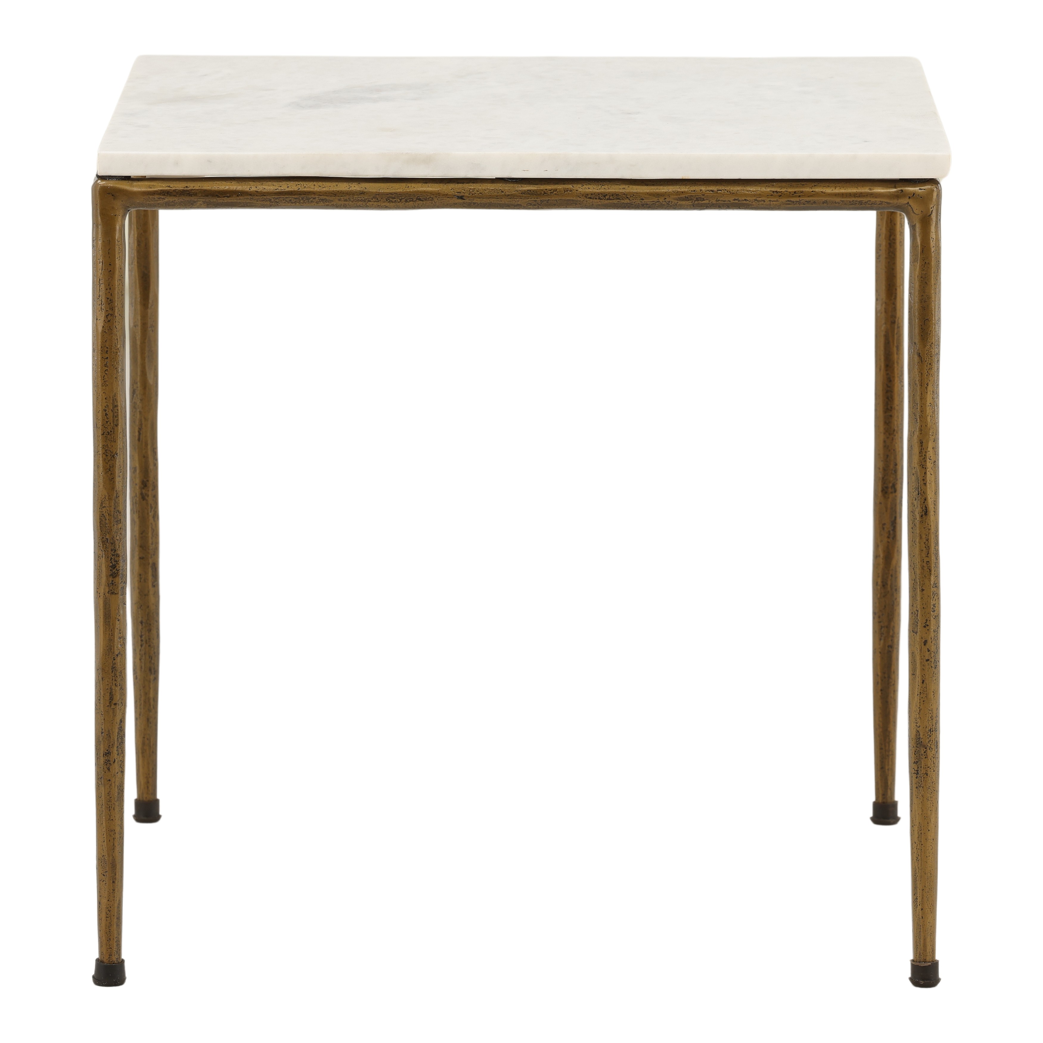 Perugia Side Table White, Side & End Table by Dovetail, 20" width x 20" height x 20" depth View 2