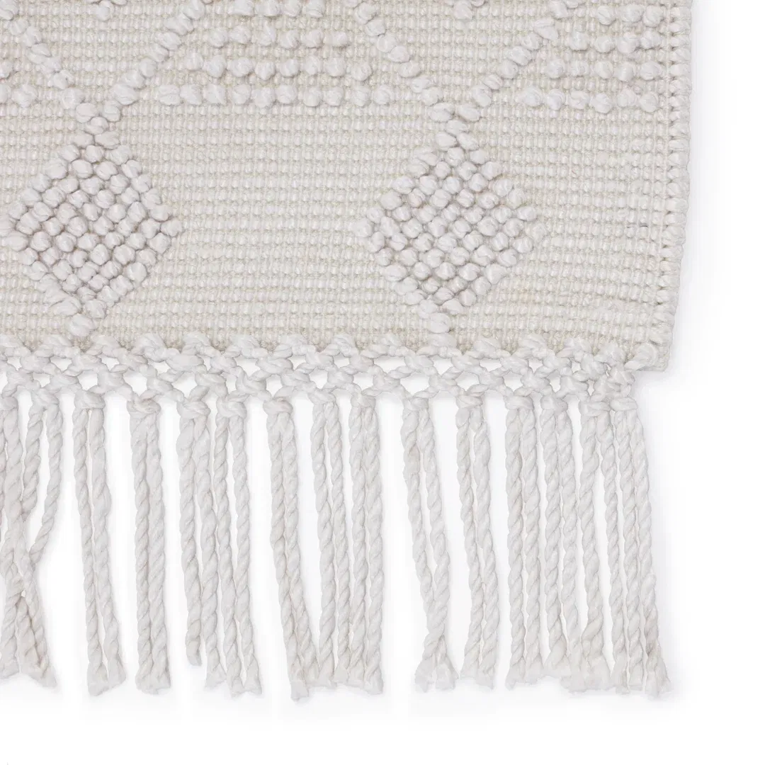 Jaipur Living Esma Indoor/ Outdoor Geometric White/ Ivory Area Rug 10'X14' large image 