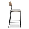 Foley Counter Stool White, Counter & Bar Stool by Moe's Home, 18.75" width x 38.5" height x 19.57" depth thumbnail 3