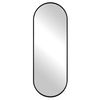 Varina Tall Black Mirror, by Uttermost, 22" width x 60" height x 1.5" depth thumbnail 1