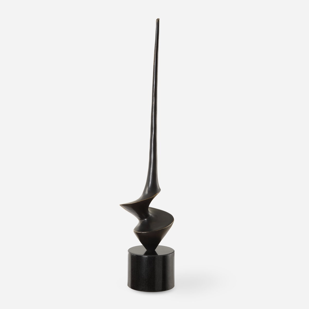 All Twisted Bronze Sculpture, Figurines & Statue by Uttermost, 4.75" width x 20.75" height x 4.25" depth View 1