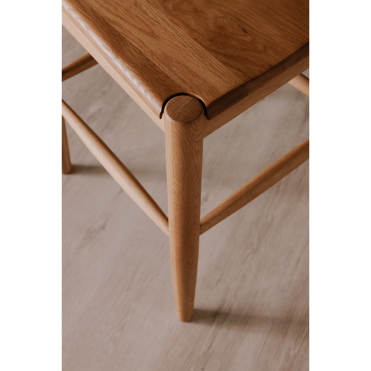 Owing Barstool Natural Oak, Counter & Bar Stool by Moe's Home, 19.5" width x 42" height x 20" depth View 8