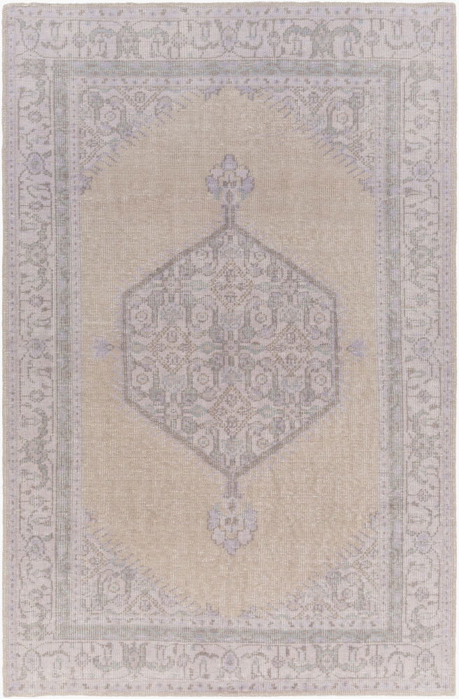 Zahra Handmade Rug, by Surya, 5'6" length x 3'6" width