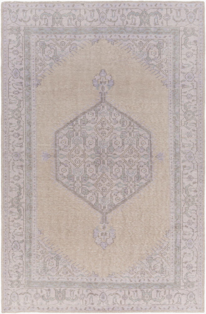 Zahra Handmade Rug, by Surya, 5'6" length x 3'6" width