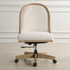 Lithe Light Oak Desk Chair, Accent Chair by Uttermost, 22.5" width x 37.5" height x 26.5" depth thumbnail 2