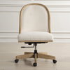 Lithe Light Oak Desk Chair, Accent Chair by Uttermost, 22.5" width x 37.5" height x 26.5" depth thumbnail 2