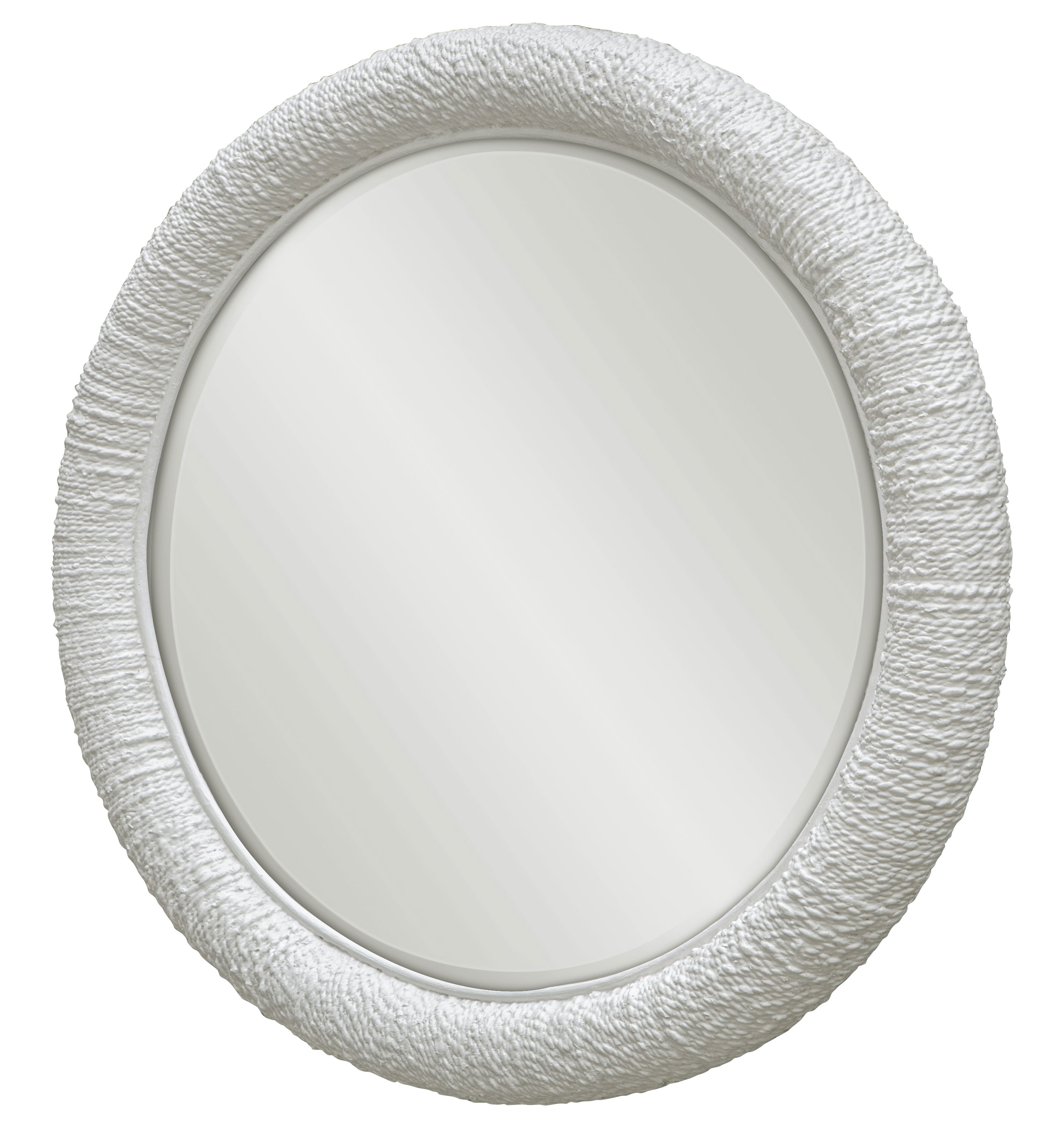 Mariner White Round Mirror large image 