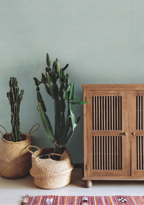 Boucle Blue Wallpaper