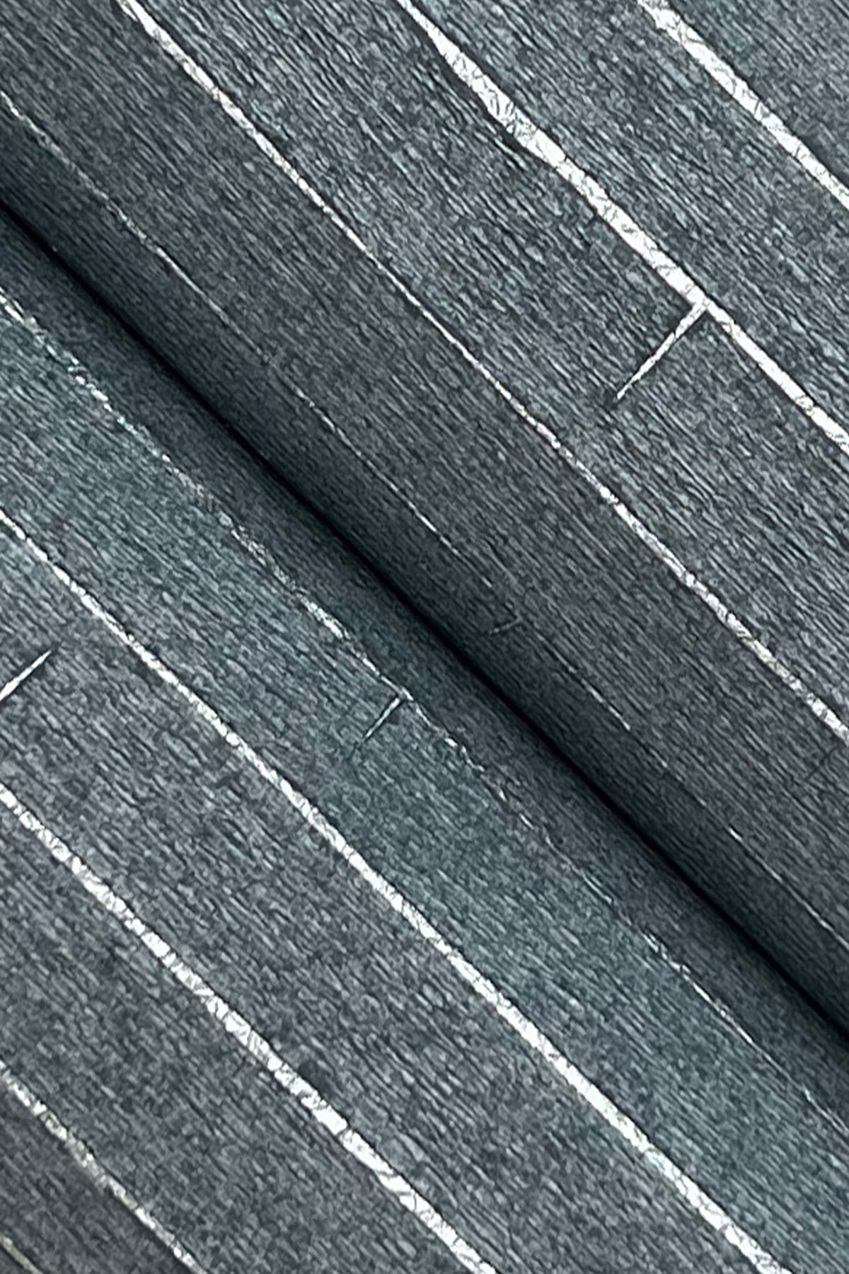 Handcrafted Shimmering Paper Denim Wallpaper Handcrafted Shimmering Paper Denim Wallpaper large image