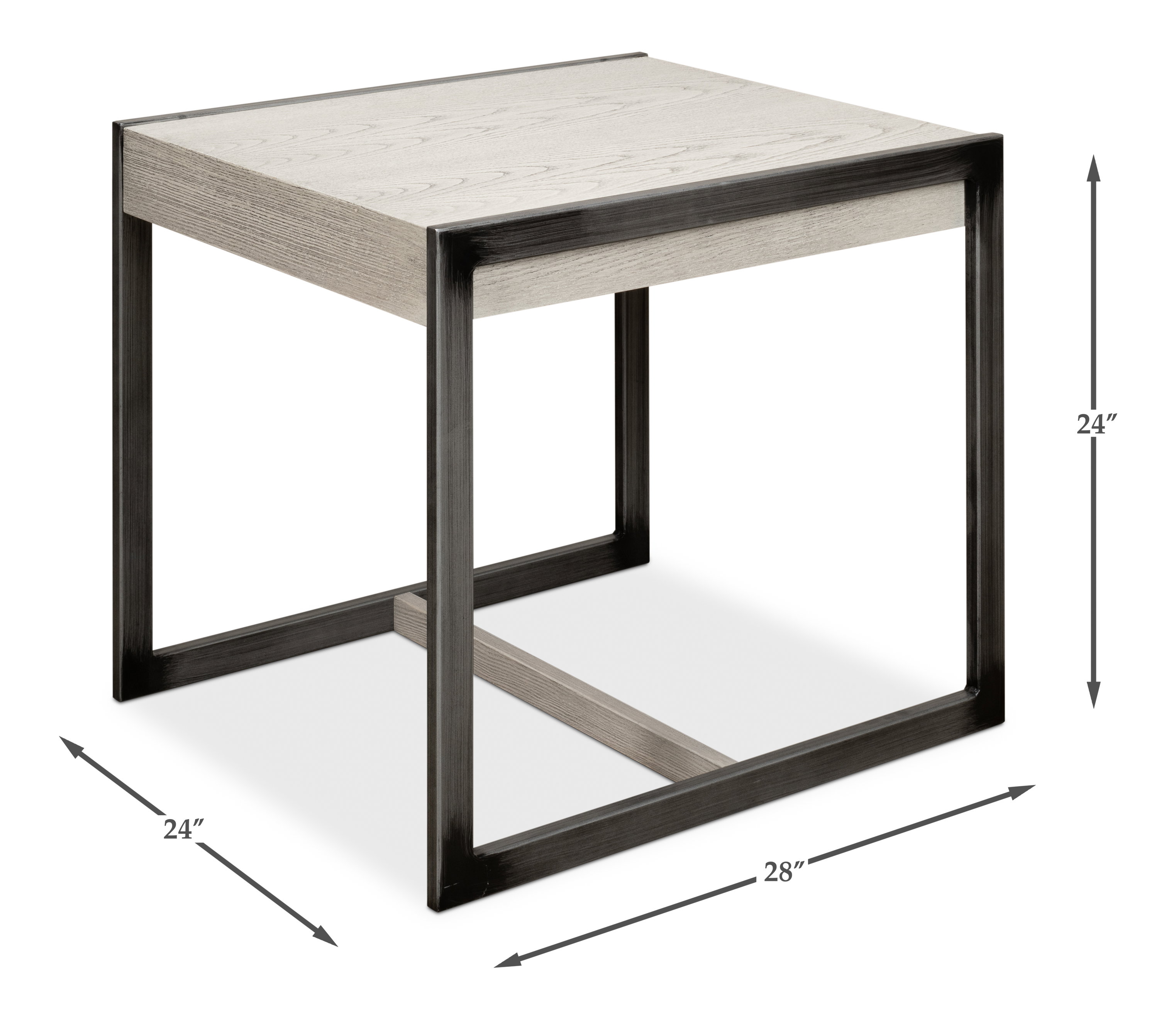 Covet Side Table, Side & End Table by Sarreid, 24" length x 28" width x 24" height View 13