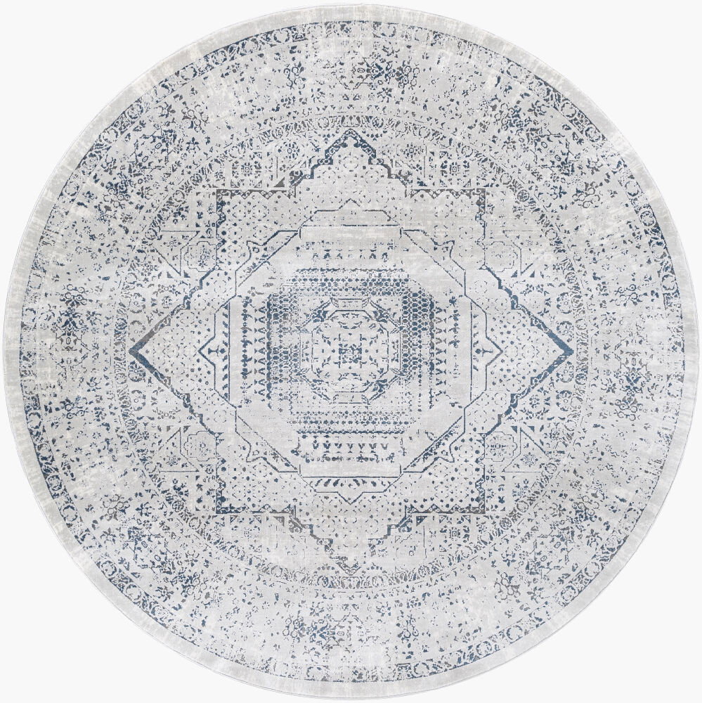 Aisha Machine Woven Rug, by Surya, 7'10.49" length x 7'10.49" width