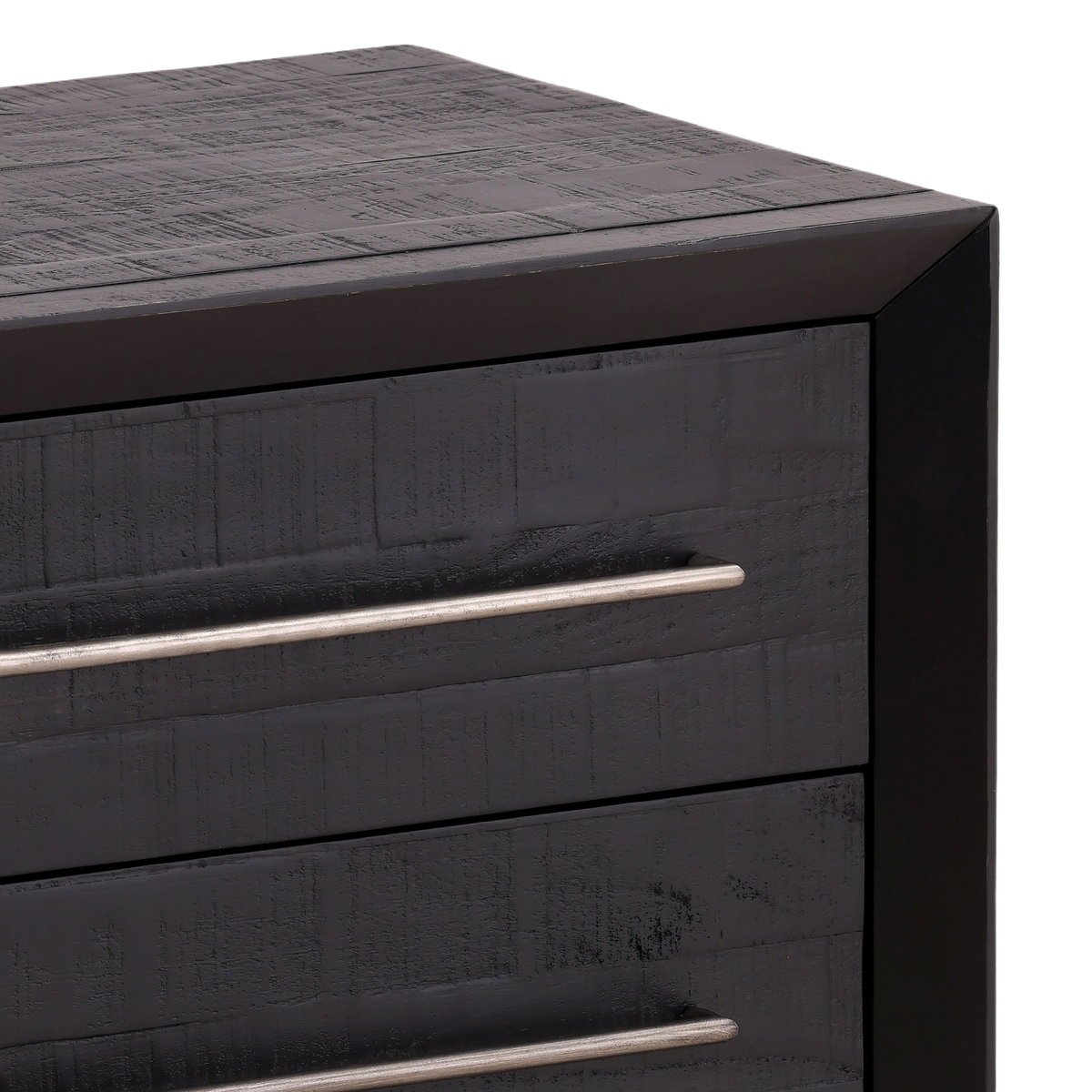 Humphreys Nightstand Black, by Dovetail, 26" width x 29" height x 18" depth View 6