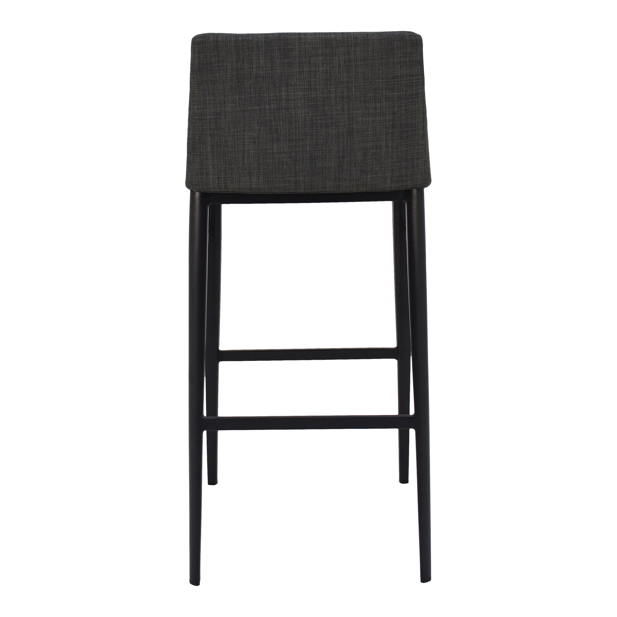 Baron Bar Stool Charcoal Grey, Counter & Bar Stool by Moe's Home, 17.5" width x 38" height x 20" depth View 3